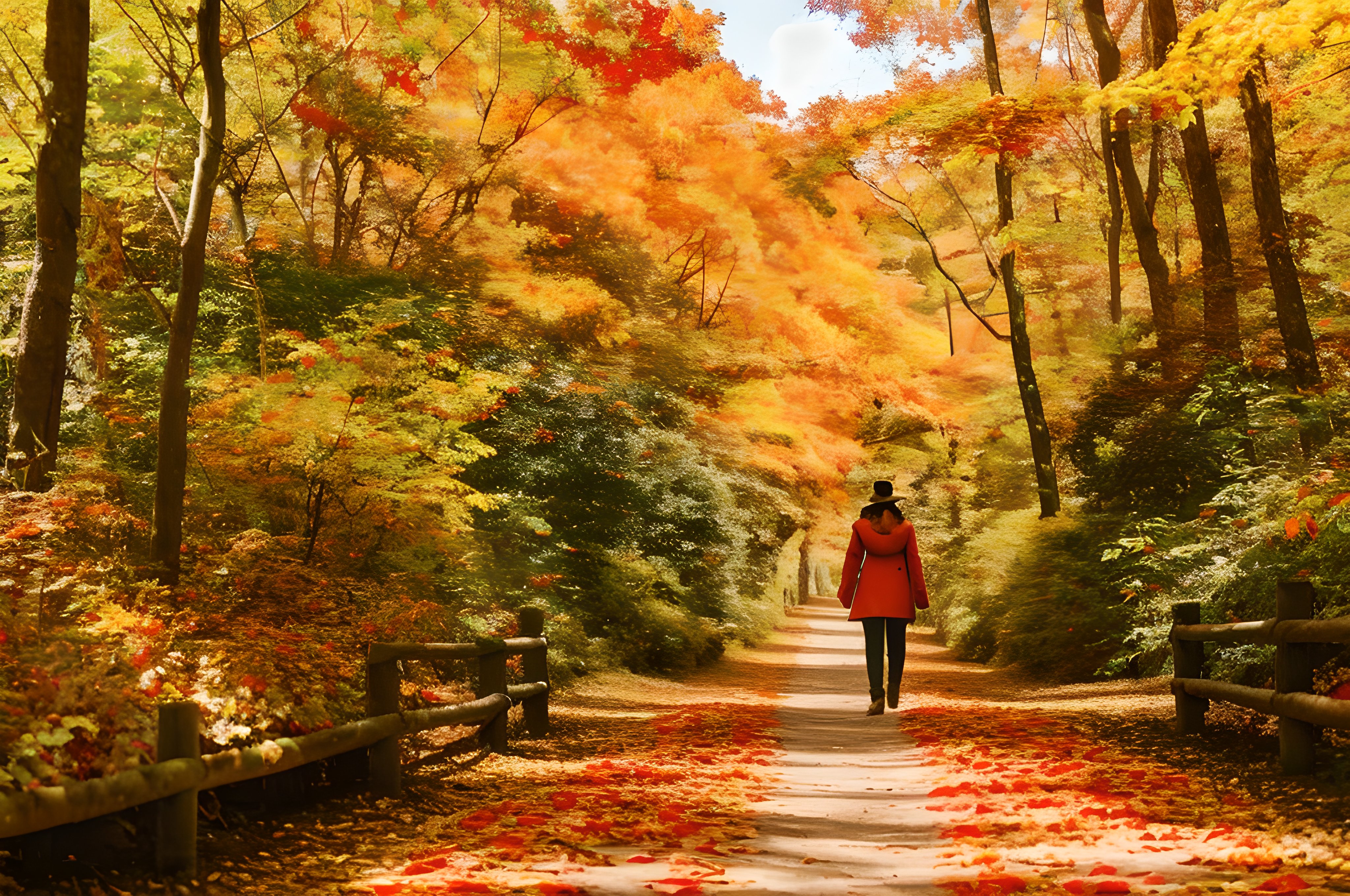 秋の紅葉散策